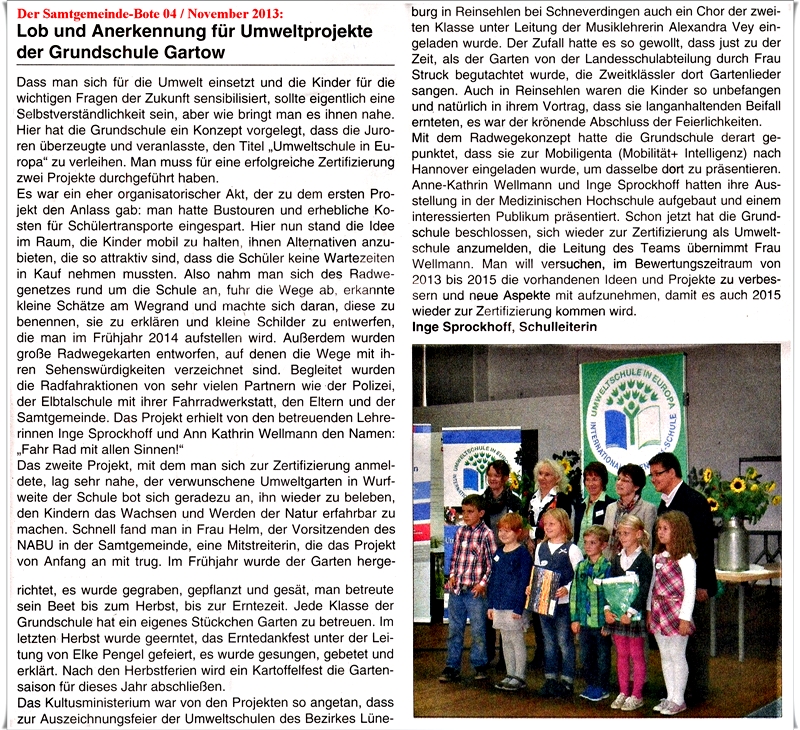 Samtgemeindebote 04/ November 2013