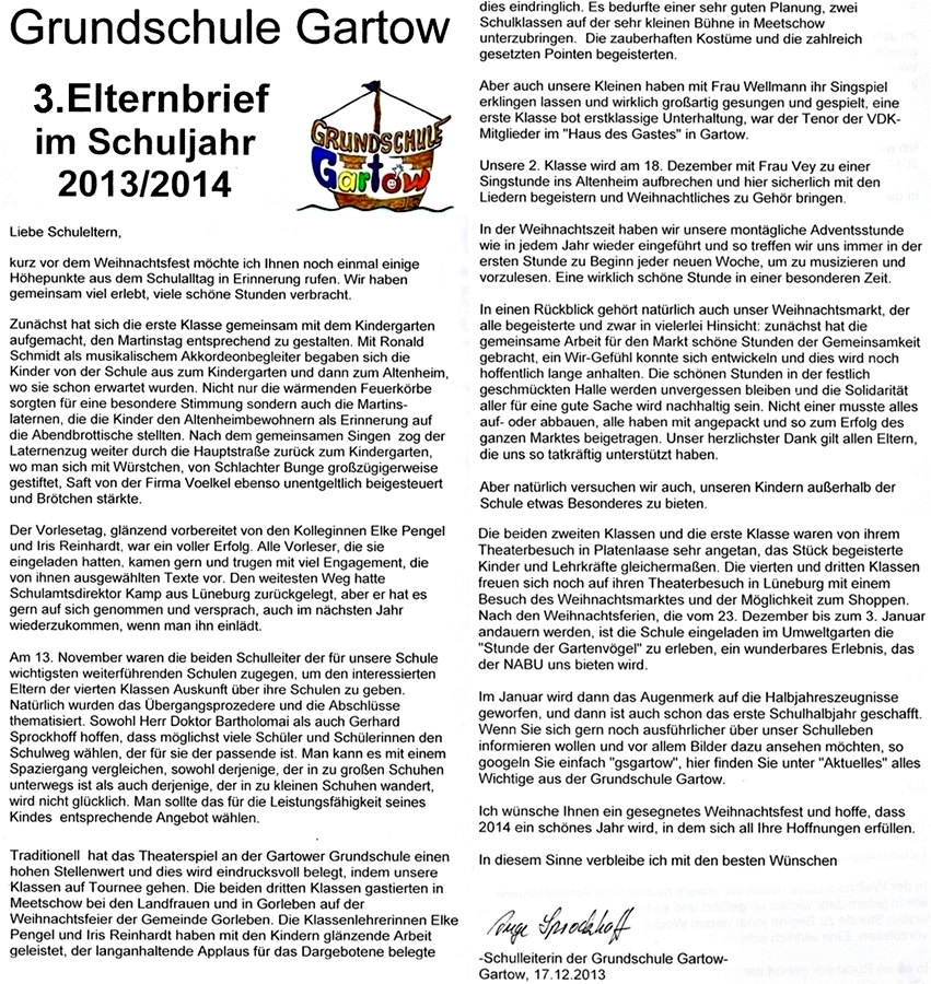 Schulbrief 3